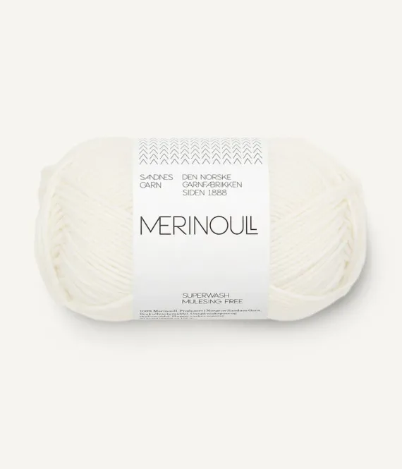 Hovedbilde Merinoull True White 1001