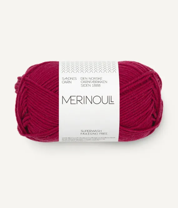 Hovedbilde Merinoull Rumba Red 4255